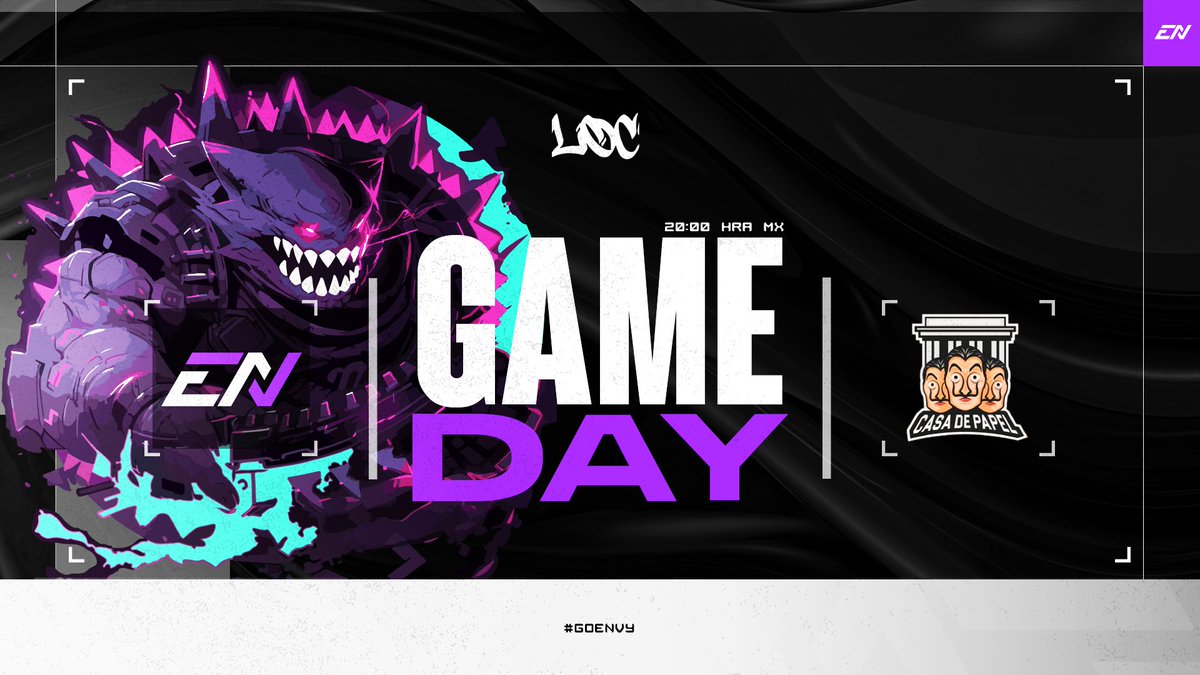 Envy Nation (@_envynation) on Twitter photo ⚙️ Estamos listos para defender el campeonato en
<a href="/L_O_C__/">LOC</a> ⚙️
🕖 20:00 hrs Mx
🆚<a href="/CasaDePapelGG/">Casa De Papel</a>
📡twitch.tv/hinataceres
🟣Vamos por esa victoria🟣
🟣@Totiszn
⚫️<a href="/ventryyyyy/">Ventry</a>
🟣<a href="/AIMBOT18_/">aimbot</a>
⚫️<a href="/Jaleed_/">jaledp</a>
🟣<a href="/ChronossMT/">Envy Montiel 👑</a>
#GearsofWar
#NoMercy
#GoEnvy
#EnvySZN ⚙️ Estamos listos para defender el campeonato en
<a href="/L_O_C__/">LOC</a> ⚙️
🕖 20:00 hrs Mx
🆚<a href="/CasaDePapelGG/">Casa De Papel</a>
📡twitch.tv/hinataceres
🟣Vamos por esa victoria🟣
🟣@Totiszn
⚫️<a href="/ventryyyyy/">Ventry</a>
🟣<a href="/AIMBOT18_/">aimbot</a>
⚫️<a href="/Jaleed_/">jaledp</a>
🟣<a href="/ChronossMT/">Envy Montiel 👑</a>
#GearsofWar
#NoMercy
#GoEnvy
#EnvySZN