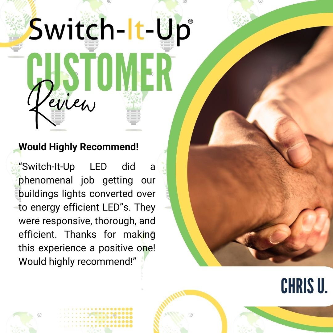 SwitchItUpLED's tweet image. Thank you, Chris, for your amazing review! We're proud to be able to work responsively, thoroughly, and efficiently!

Need an LED upgrade? Visit our website at the link below!

switchitupinc.com

#LEDLighting #LEDUpgrades #SwitchItUpInc #CustomerReview #CustomerService