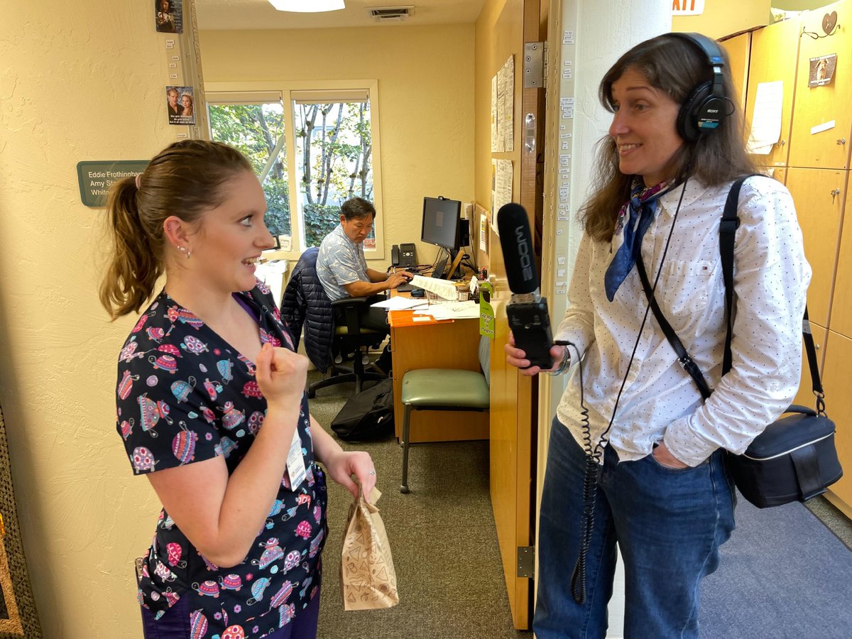 In case you missed it, Samaritan pediatrician Eddie Frothingham, MD, and nurse Sydney Berschauer were recently interviewed by OPB's Amelia Templeton for a national radio story that aired on NPR. #SamHealthJobs #BuildingHealthierCommunitiesTogether