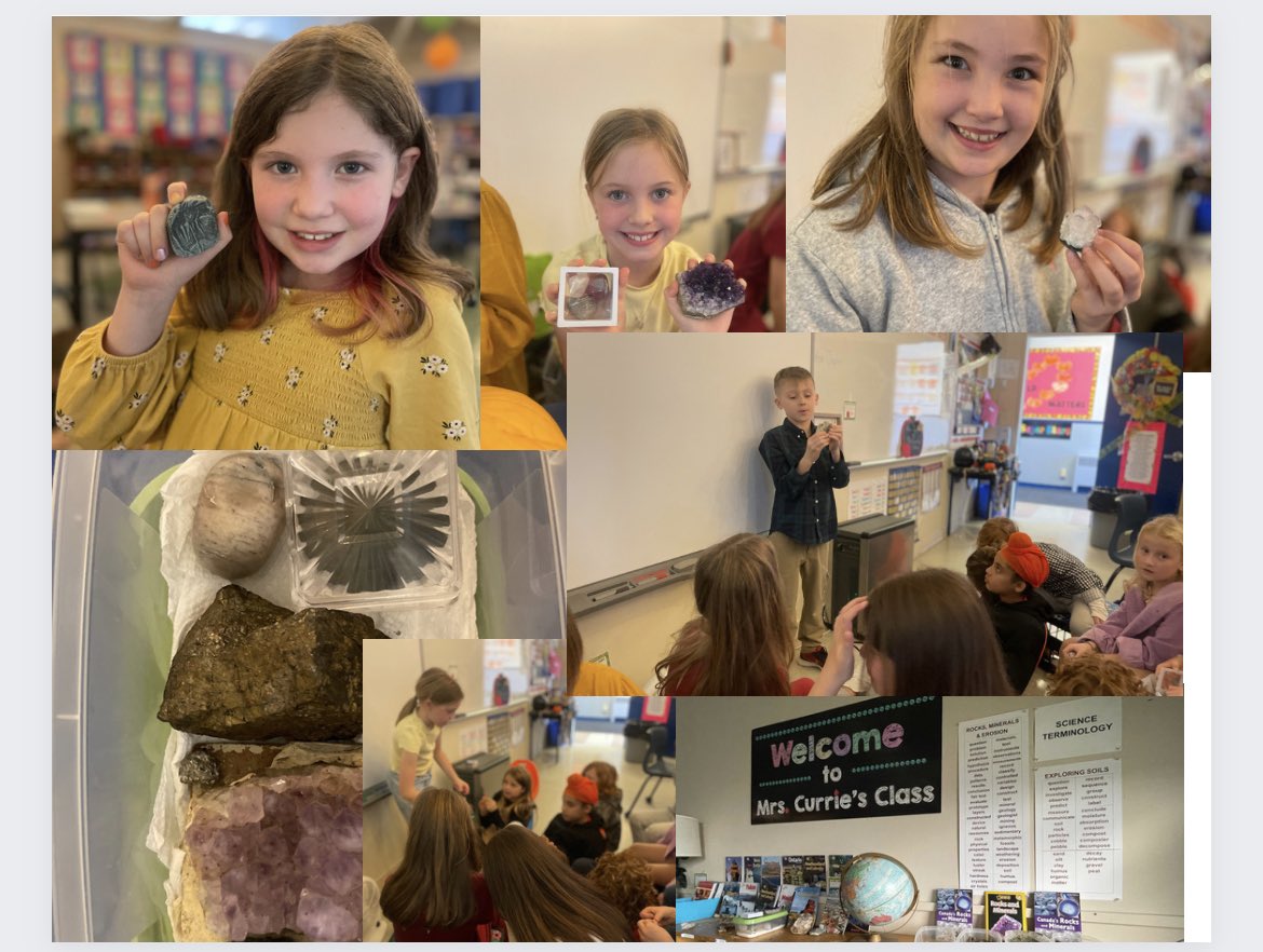 JillianCurrie2's tweet image. Some students brought in rocks from home and wanted to share them in Science class today. It was a pleasure watching them present to the class using science terminology they have learned. They all did a fantastic job. #fortheloveoflearning @SFOAschool @NLESDCA