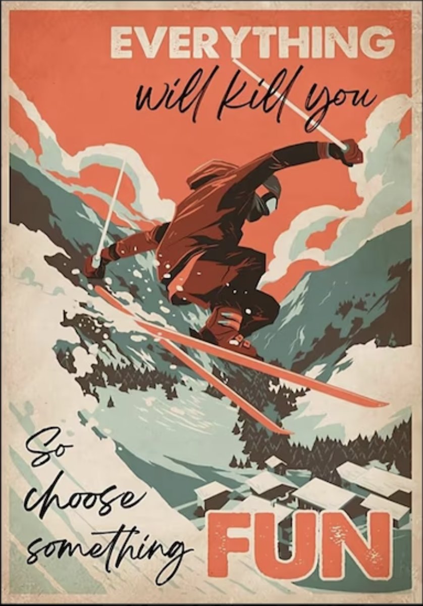 My favorite Ski poster of all time #skiing #skicolorado