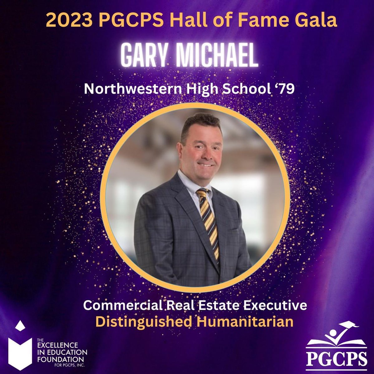 PGCPS (@pgcps) on Twitter photo ⭐️Meet the Honorees⭐️ Northwestern High School grad & commercial real estate veteran Gary Michael, has been a driving force behind <a href="/NAIMichael/">NAI Michael</a>.
Beyond professional success, he's a dedicated philanthropist, embodying the values of service and compassion! #PGCPSProud ⭐️Meet the Honorees⭐️ Northwestern High School grad & commercial real estate veteran Gary Michael, has been a driving force behind <a href="/NAIMichael/">NAI Michael</a>.
Beyond professional success, he's a dedicated philanthropist, embodying the values of service and compassion! #PGCPSProud