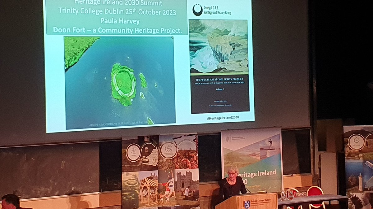 DiscProg's tweet photo. Great for the @DiscProg staff to attend the #heritageireland2030 summit today at @tcddublin and hear inspirational presentations across a wide range of activities in the heritage sector in Ireland. @NationalMons @opwireland @HeritageHubIRE @noonan_malcolm https://t.co/CUKlg29M5d