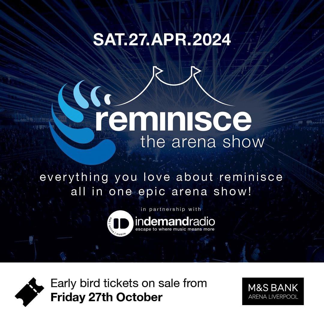 EVERY NOW AND THEN… I get the @ReminisceFest blues…. youtu.be/oL0Uzu9jzCA?si… If you’re the same then get Saturday 27th April 2024 in your diaries. Reminisce goes back to the M&S Arena!!