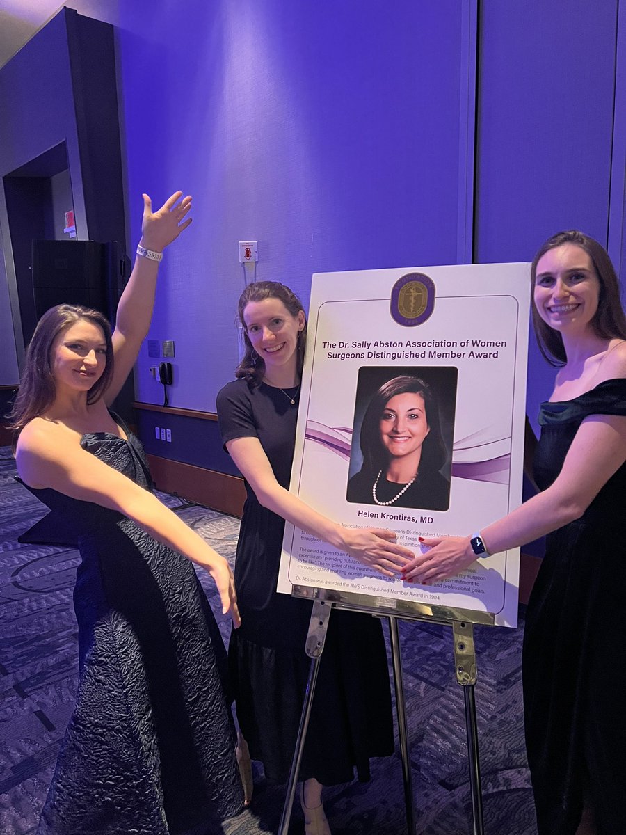 And a great way to cap off ACS with the AWS gala honoring <a href="/HKrontiras/">Helen Krontiras</a> and <a href="/herbchen/">herb chen</a>