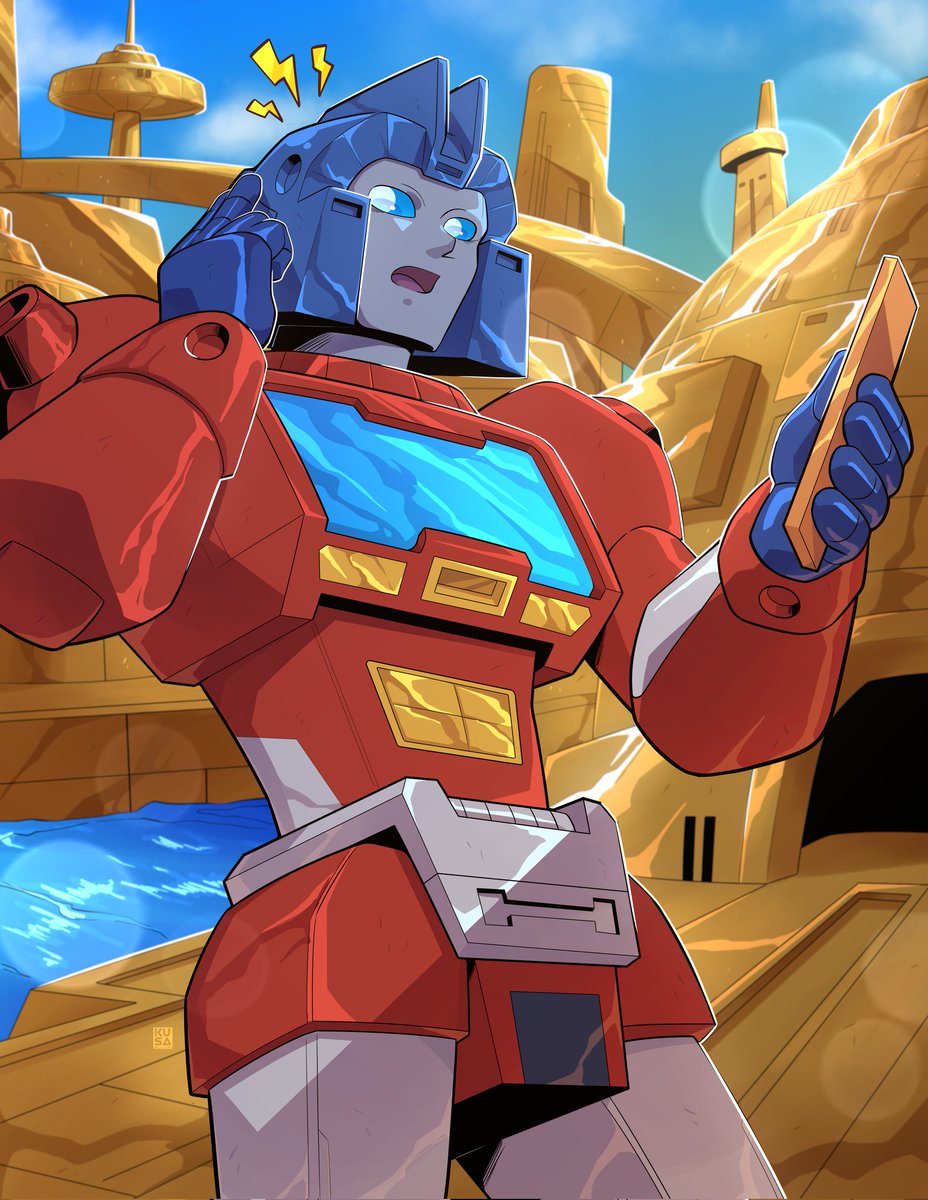 My hardworking boi is here!! This is my contribution for the <a href="/SoCZine/">SliceofCybertronZine</a> and it was so exciting to join another amazing zine this year 💞💞💞

[ #transformers #トランスフォーマー ]