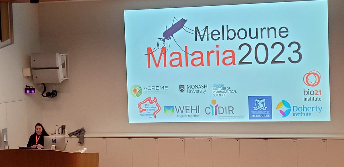 And we're off!!! Excited to hear a great lineup of talks from EMCRs malaria researchers over the next 2 days! @MiM_Melbourne #MiM2023