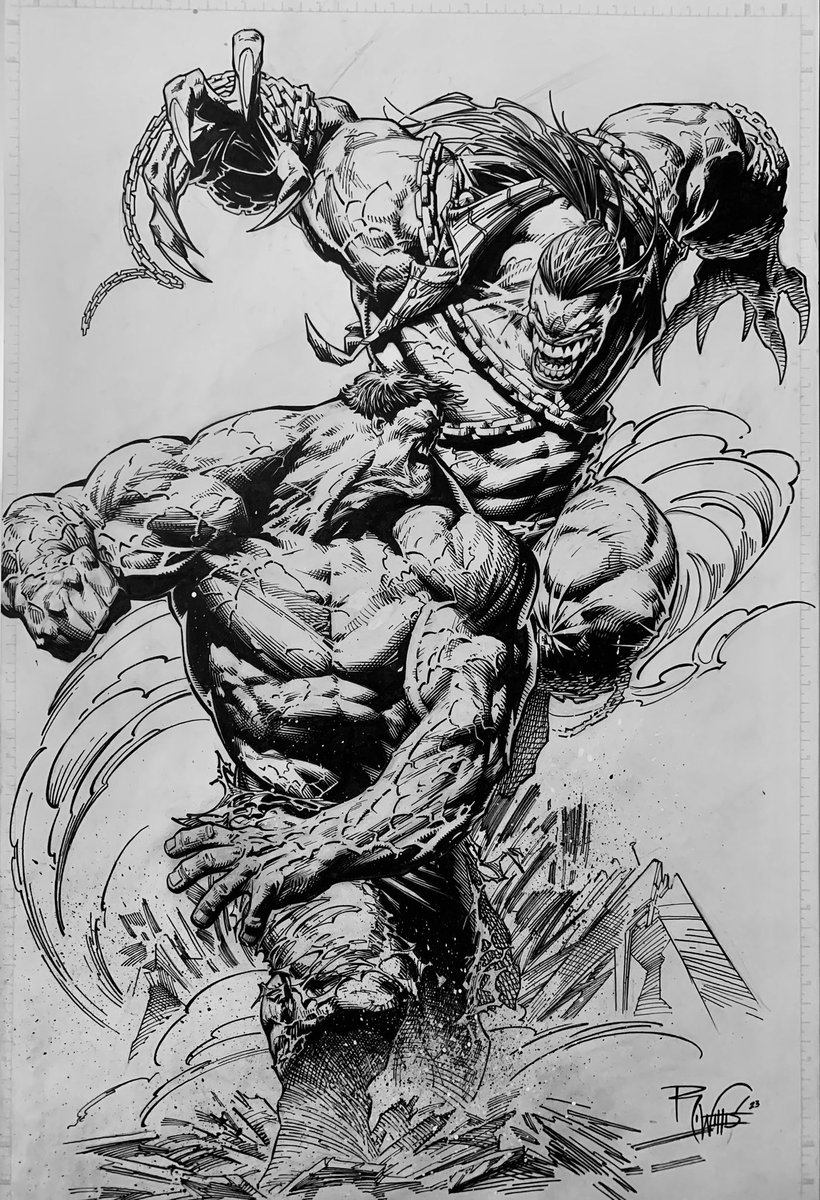 WillisWho's tweet photo. PITT vs HULK commission https://t.co/1iLreO8aC2