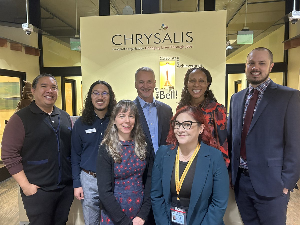 LACJCOD's tweet photo. Chrysalis helps people who are navigating barriers to the workforce by offering job-readiness, individualized support services, & paid transitional employment. Almost 1,600 of their clients secured jobs in the general workforce in 2022.
This is what JCOD is all about. #JCOD https://t.co/KXUiW6PCzT