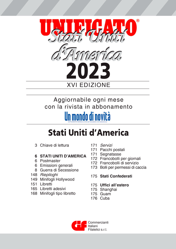 UnificatoIt's tweet photo. STATI UNITI D’AMERICA Ed. 2023
https://t.co/W6fg3fEuGJ
Specializzato con #libretti comprende Stati confederati #Uffici in #Cina #Guam e #Cuba
€ 34
#catalogo #catalogue #editoria #publishing #francobollo #stamp #timbre #briefmarke #filatelia #philately #philatelie #unificato https://t.co/RfpOWADrqJ