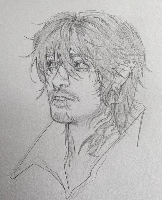 idk if i even like this but here's an alix sketch🥴🥴 