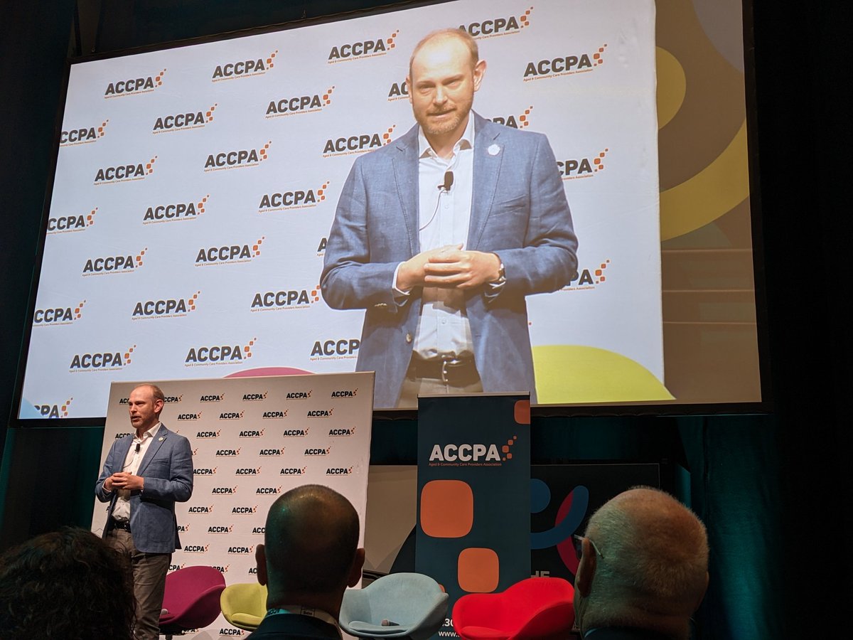 Ageing Australia (@ageing_au) on Twitter photo Day 2 at #ACCPANC23 has kicked off!
Opening address by our CEO <a href="/tom_symondson/">Tom Symondson</a>
"I feel so much pride in this sector. I've travelled across Australia and I've been able to spend time with many of you, and it's given me a real appreciation for your resilience and care." Day 2 at #ACCPANC23 has kicked off!
Opening address by our CEO <a href="/tom_symondson/">Tom Symondson</a>
"I feel so much pride in this sector. I've travelled across Australia and I've been able to spend time with many of you, and it's given me a real appreciation for your resilience and care."