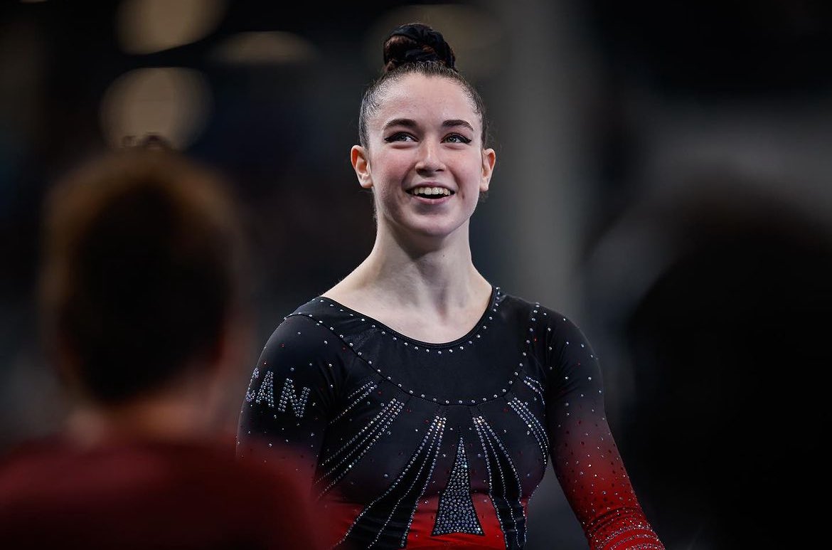 Future @GopherWGym Ava Stewart is the 2023 Pan American Games bronze medalist on beam!