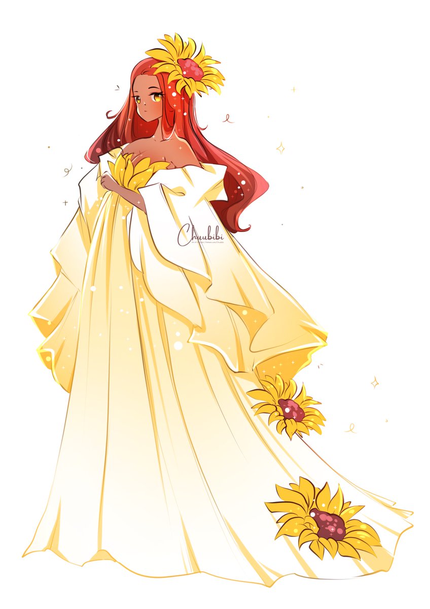 Chuubibi's tweet image. Chuutober Day 25: Sunflower 🌻

#chuutober2023 #inktober2023 #procreateartist #procreateillustration