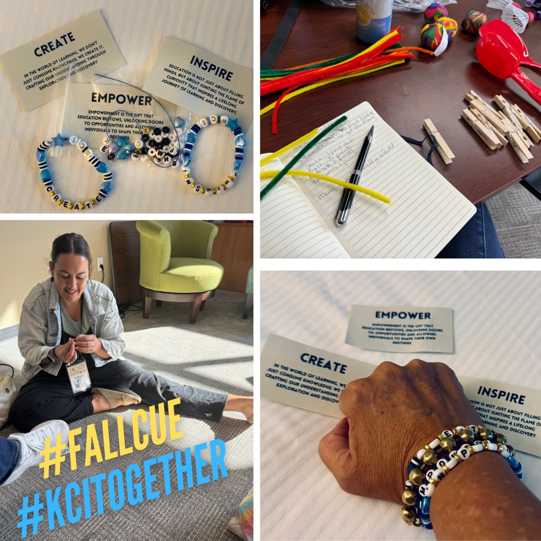 krausecenter's tweet image. It may be Wednesday, but we are still processing the amazing time we had surrounded by inspiring educators at #FallCUE!

We hope to see you at KCI... and to see your bracelets that describe exactly who you are!

#KCITogether #CUEmmunity