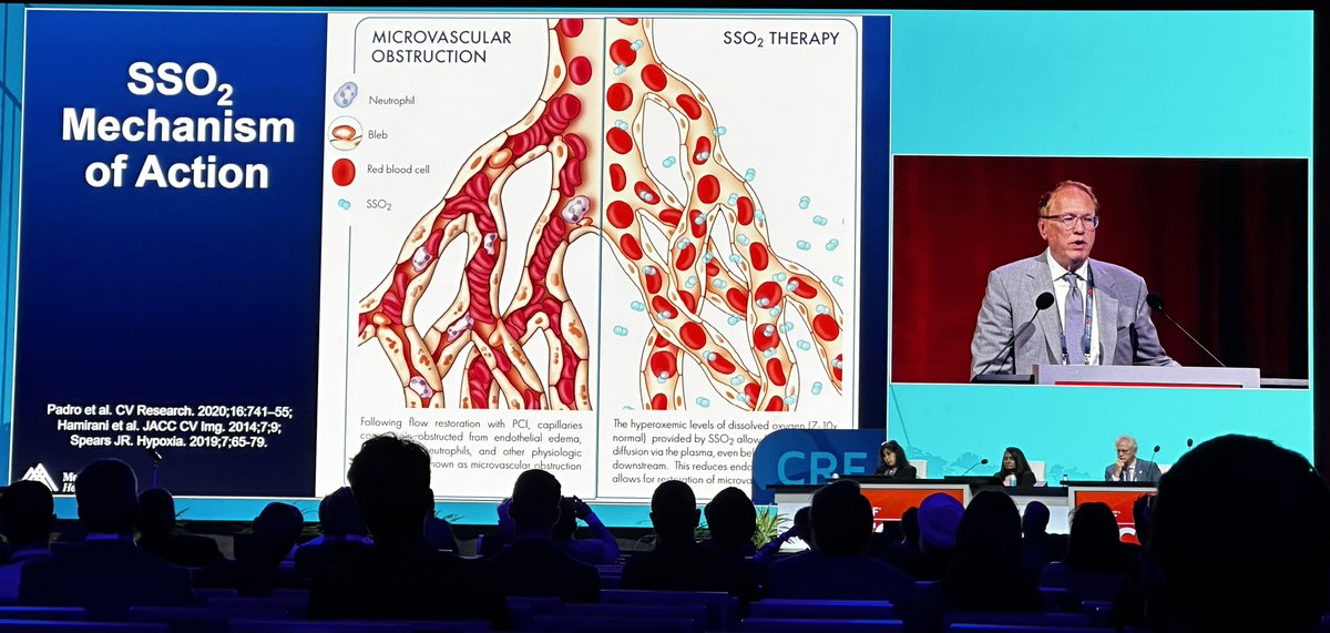 ZOLLTherOx's tweet photo. Fantastic insights from Dr. @GreggWStone emphasizing the importance of addressing #MVO with #SSO2 Therapy, a critical therapeutic option in acute #STEMI management. #TCT2023
#MicrovascularMovement #HealingHearts #ThinkTherOx https://t.co/1RQeisnekz
