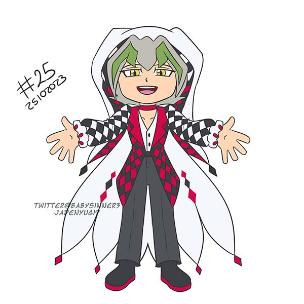 #ARCV  #DressupTober #Dressuptober2023
Day 25 
each time i see this kind of clothes are perfect for yuya or zarc but i like draw zarc