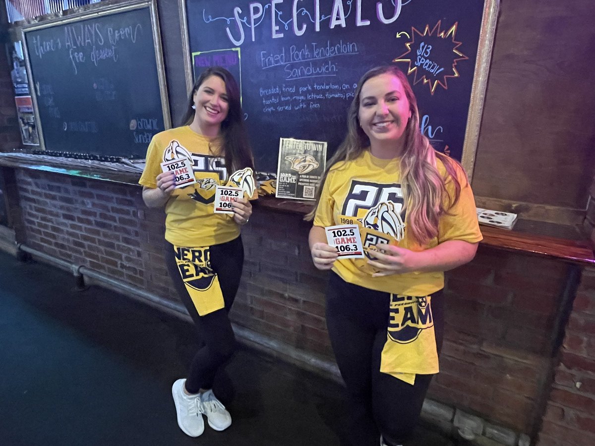 1025TheGame's tweet photo. We are live at Brewhouse South for Smashville Live with special guest #Preds Head Coach Andrew Brunette! https://t.co/hrzq45qiKl