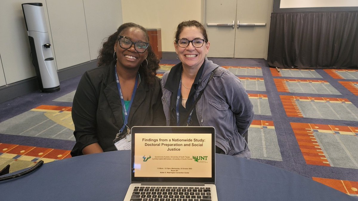 I enjoyed discussing our work in progress research paper at #NCTMDC23 @NCTM ! @UNTResearch @UNT_TEA @UNT_COE
