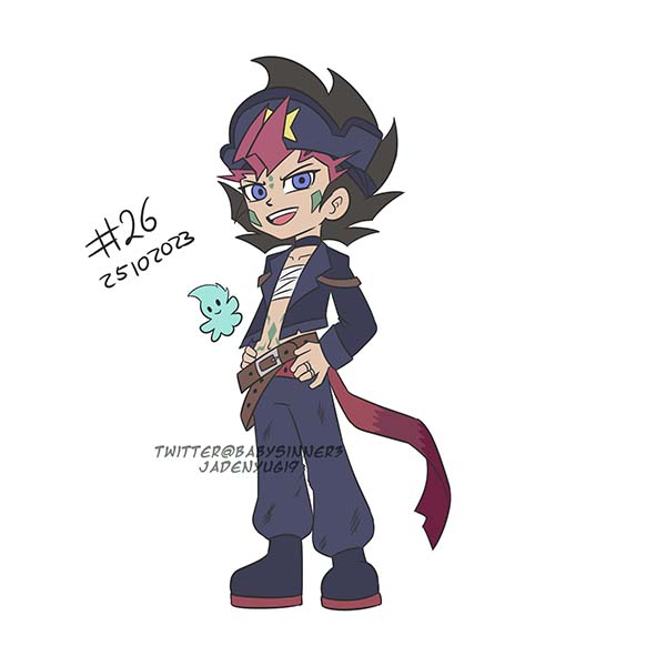 #ZEXAL #DressupTober #Dressuptober2023
Day 26 
finally i reach the right day lol and here Dark Zexal for these clothes