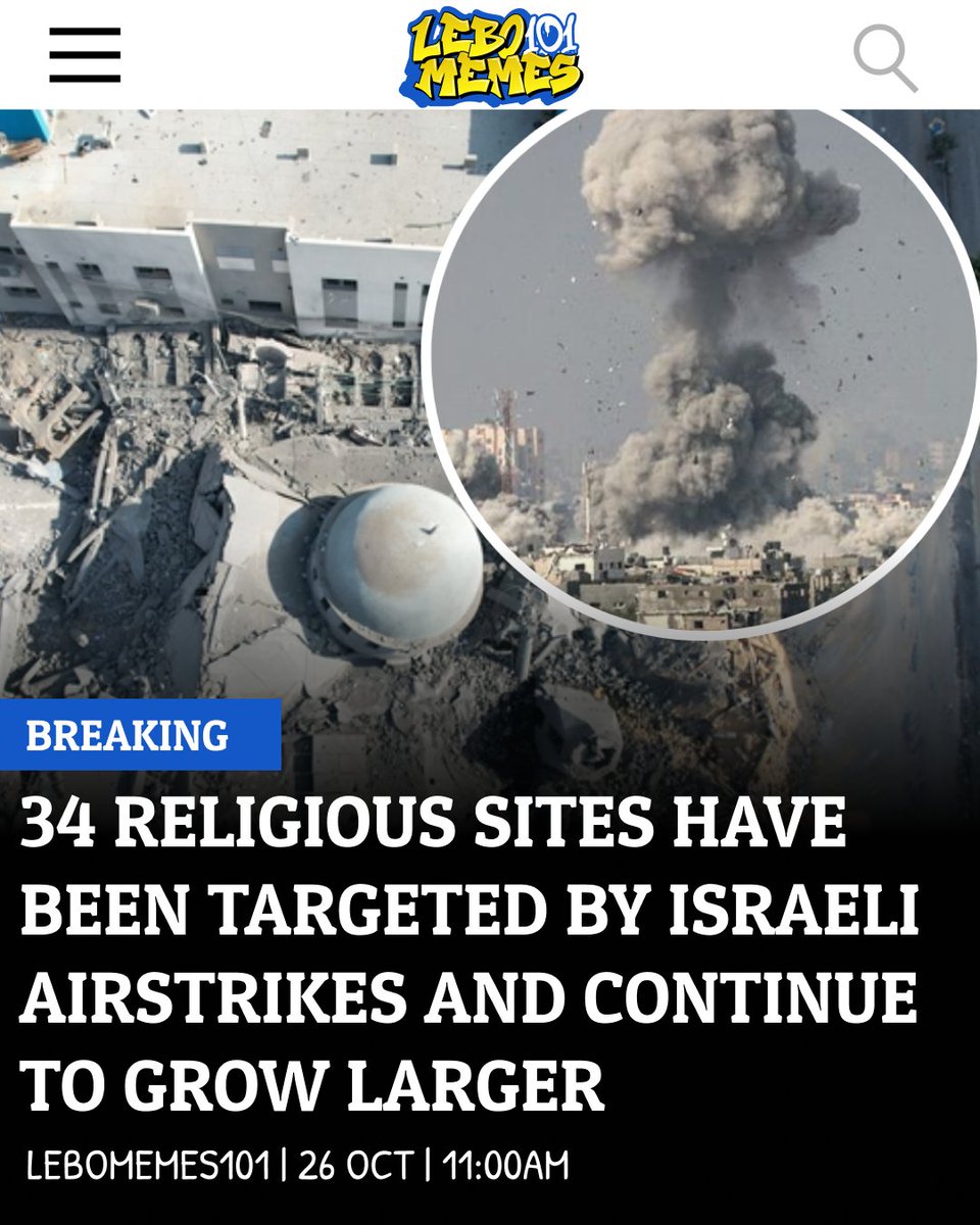 lebomemes101's tweet photo. Israel keeps breaking humanitarian laws and nothing is being done to stop them
It’s sickening what they are continuously allowed to do
📷Read the full article
https://t.co/uEdCOjCgZc
#breakingnews #newsaustralia #propganda #israel #palestine #churchbombings #mosquebombing https://t.co/XmaMfrcPl6