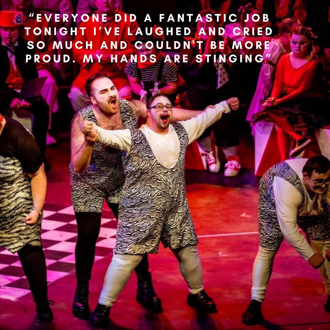 RsTheatre's tweet photo. Our audience response to our show is overwhelmingly! Thank you all for your support! 🎪🖤♥️⭐️ https://t.co/O6HMp1a3E2