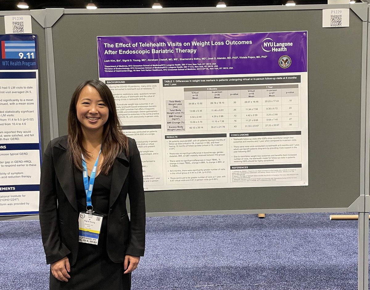 Violeta Popov, MD PhD (@popovvioleta) on Twitter photo 🎉 to <a href="/SigridYoungMD/">Sigrid Young, MD</a> CR <a href="/NYUGSOM_DGIMCI/">NYU General Internal Medicine</a> <a href="/nyulangone/">NYU Langone Health</a> and #LeahKim MS4 <a href="/nyugrossman/">NYU Grossman School of Medicine</a> for an awesome study on the efficacy of #telehealth after #Bariatric endo (inspired by <a href="/drsethinyc/">Dr. Amrita Sethi</a> !!) <a href="/AmCollegeGastro/">ACG</a> #ACG2023 #cost-effective #therapy 🎉 to <a href="/SigridYoungMD/">Sigrid Young, MD</a> CR <a href="/NYUGSOM_DGIMCI/">NYU General Internal Medicine</a> <a href="/nyulangone/">NYU Langone Health</a> and #LeahKim MS4 <a href="/nyugrossman/">NYU Grossman School of Medicine</a> for an awesome study on the efficacy of #telehealth after #Bariatric endo (inspired by <a href="/drsethinyc/">Dr. Amrita Sethi</a> !!) <a href="/AmCollegeGastro/">ACG</a> #ACG2023 #cost-effective #therapy