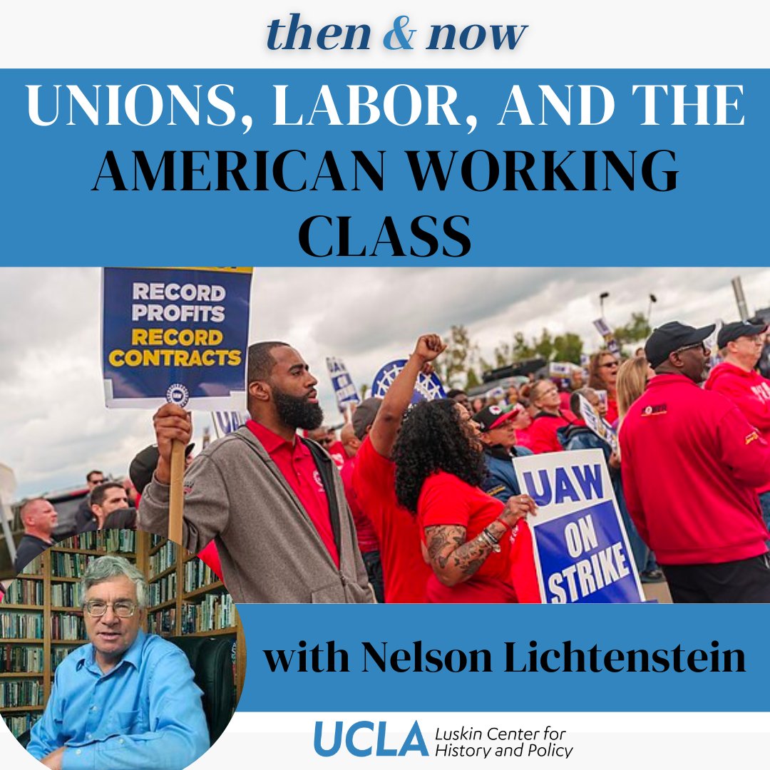 NEW EPISODE: As we enter the second month of the United Auto Workers #strike, LCHP Postdoc @ben_zdencanovic sits down with @NelsonLichtens1 to talk about the history of the #UAW, #labor movements, and the American working class. Listen now: tinyurl.com/yx6ckpp3