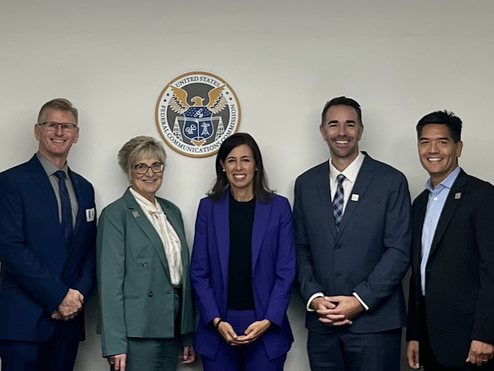 Exciting E-Rate funding update from <a href="/FCC/">FCC</a> last week! This topic was of high importance when our county supts met w/ Chairwoman <a href="/JRosenworcelFCC/">Jessica Rosenworcel</a> a few weeks ago in D.C., particularly how it impacts our rural students who have long commutes to and from school. Our advocacy matters!