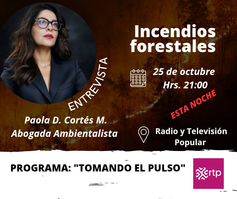 Esta noche hablaremos sobre la preocupante situación ambiental  que vivimos en Bolivia a causa de la contaminación del aire, los incendios forestales, crisis climática y su grave impacto. 

#abogadaambientalista🌱⚖️ #DerechoAmbiental🌎⚖️ #crisisclimática #climatecrisis