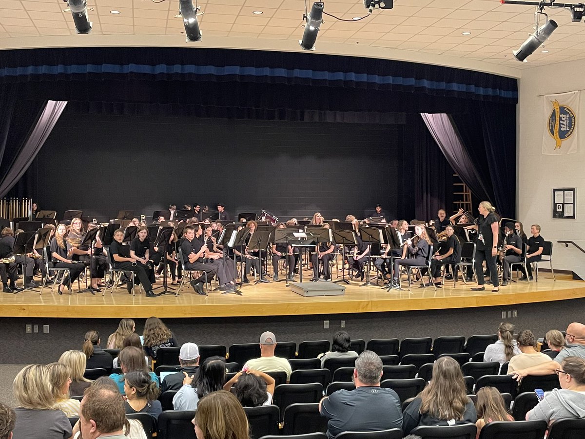 Fantastic concert by our 8th grade band tonight!