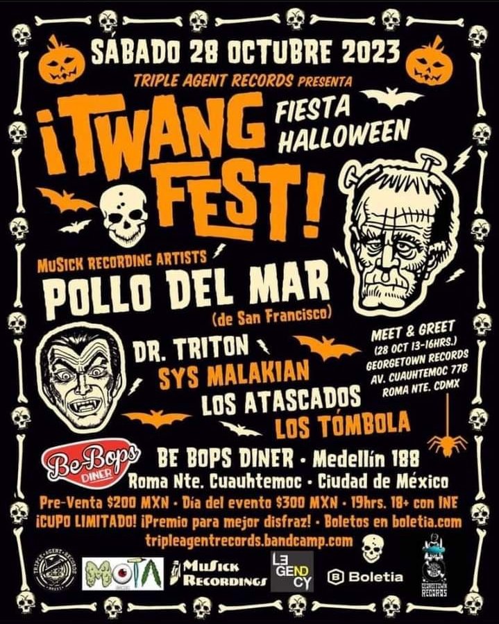 Vaya, vaya...hay buen surf este sábado 28 con 
#PolloDelMar
<a href="/sysmalakian/">Sys Malakian</a> 
<a href="/LosAtascados/">Los Atascados</a> ...