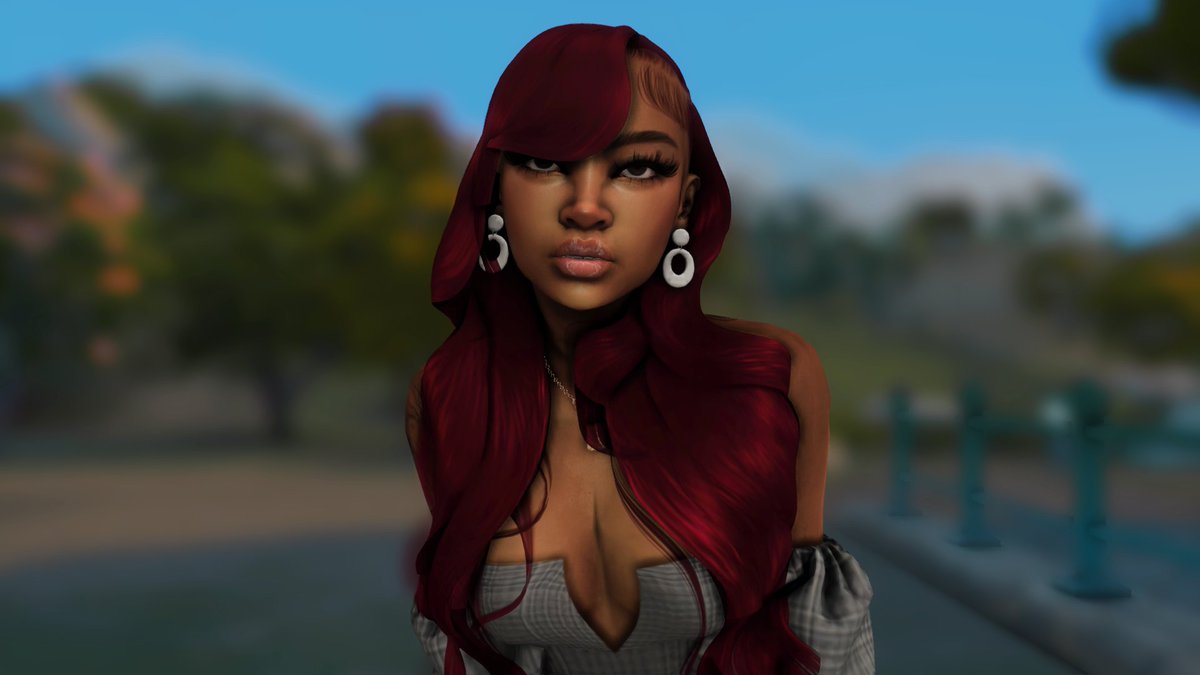 SimsFabWorld's tweet photo. Facecard on point, hairstylist on point (Kiegross & Brandy), Stylist on point (Rimings) #getinto #ShowUsYourSims #Sims4 https://t.co/tdLkWgTSVQ