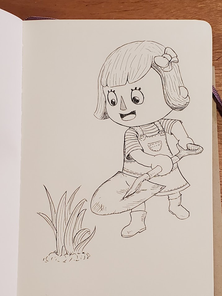 Day 25 Remove - Animal Crossing weeds
#inktober2023 #inktober2023day25
