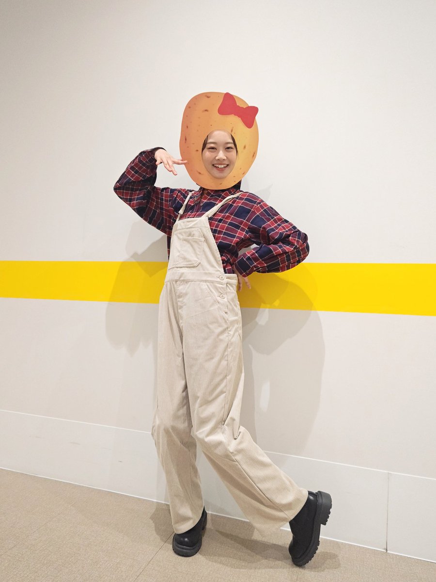 HTB_ichimoni's tweet photo. きょうは #髙橋まりも がモニプレ初挑戦！
じゃがいもの美味しさを伝えるじゃがいも娘に変身しました
楽しんでいただけましたか？

これからもいろいろチャレンジします
応援よろしくお願いいたします✨

#イチモニ #HTB https://t.co/JHHtkQMuoN