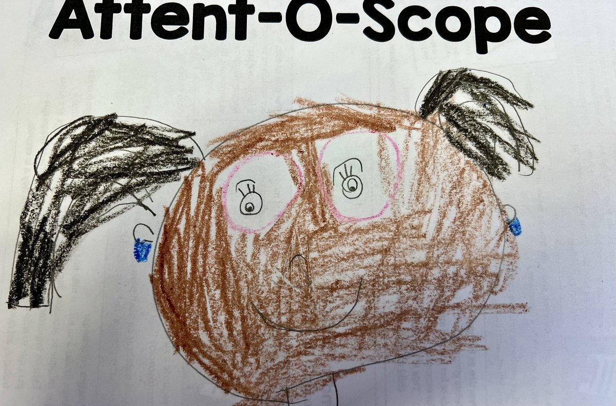 CherylCuddihy's tweet photo. Have you ever heard of Attent-o-Scopes? Well students in @Erika_Goldman's K class know how to use this tool to help them #Focus &amp; #SelfRegulate. Notice how Ss use their hands to form attent-o-scopes as they focus on the clock. Way to bring in the #SEL @MrsBuckleyRBPS! #RBBisBIA https://t.co/mE6Fj0IF1y