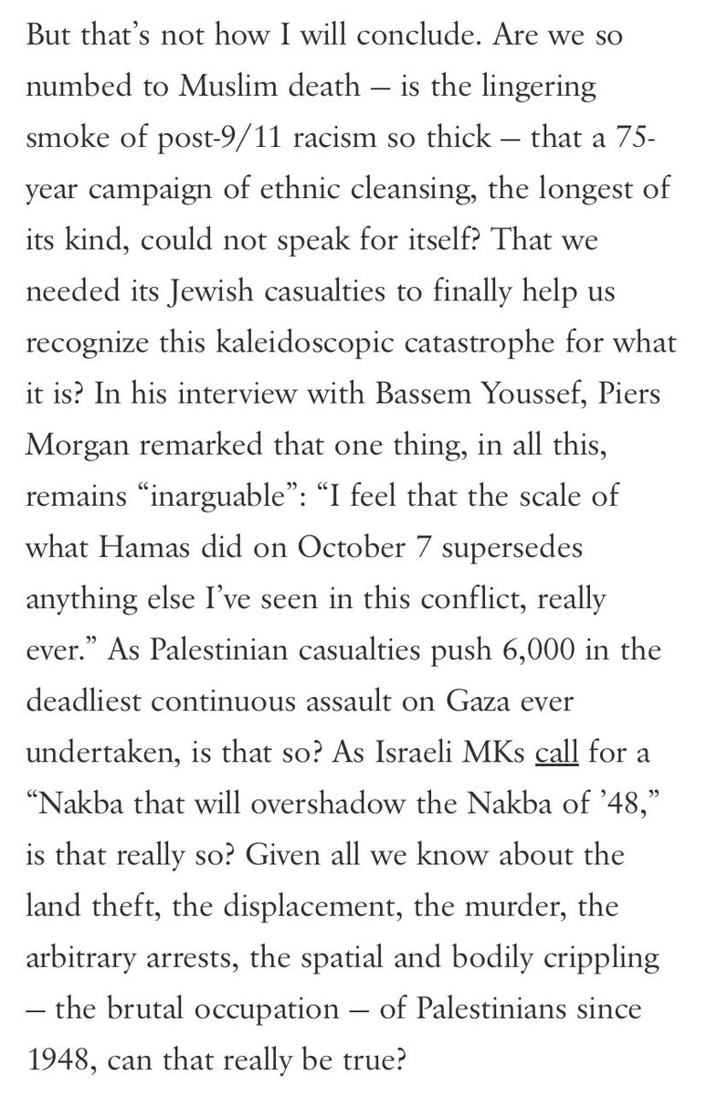 Another thoughtful and piercing essay against the assault on Gaza in @thedrift_mag, this one by @nancykorifera—a must-read and must-circulate, on how we got here, and who gets to resist thedriftmag.com/turning-the-ta…