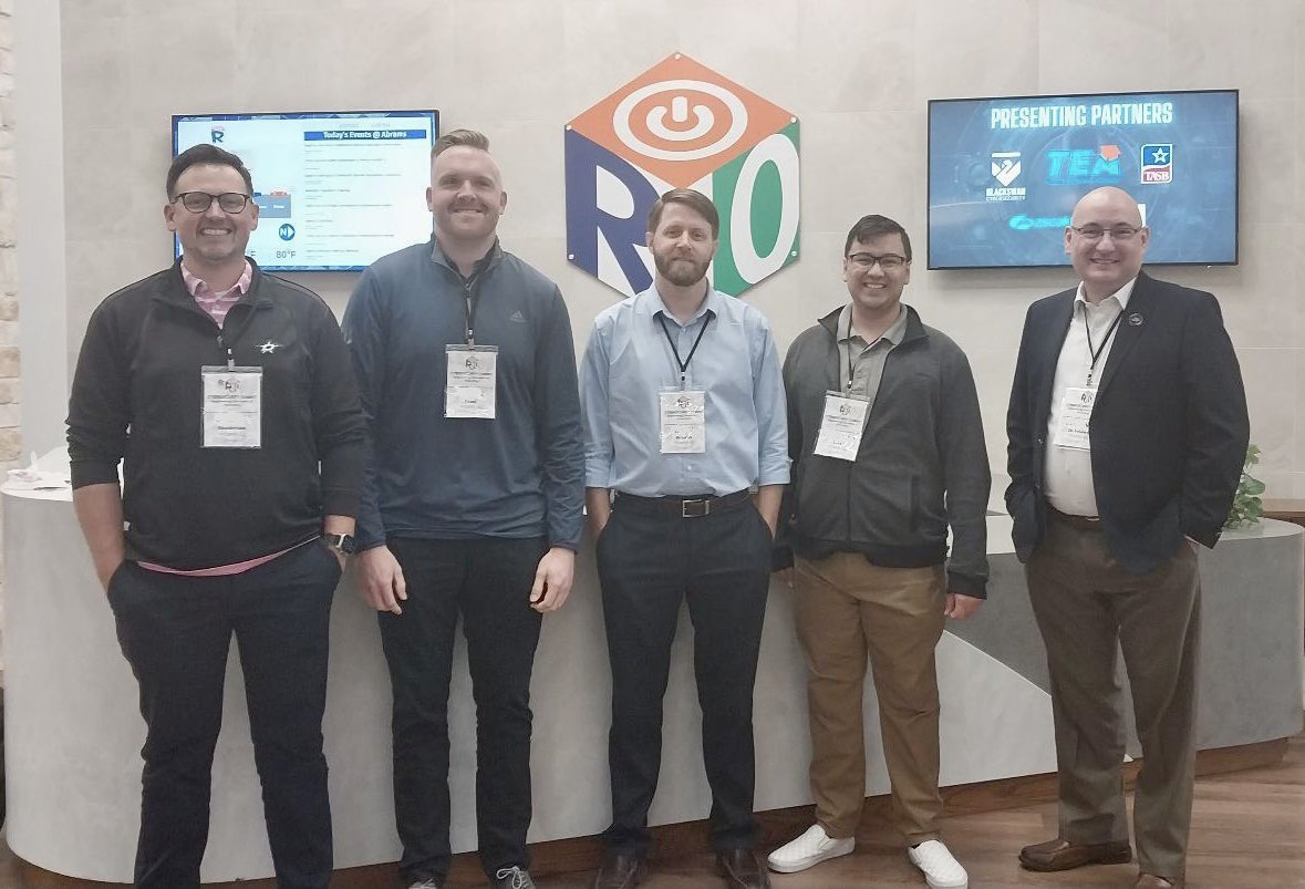 TechnologyPISD's tweet photo. Great time today @Region10ESC during the Cyber Summit for K-12 schools, in particular with this great group of people @ProsperISD #humanfactor https://t.co/Uug9LgXtaw