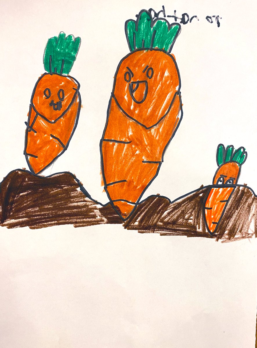 KincaidArt's tweet photo. Wellness Week + Halloween-ish October Vibes = #creepycarrots 
🥕🫣🥕🫨🥕😬🥕🤨🥕😱🥕
#cobbartrocks @aaronreynolds https://t.co/kIzsxWtPiq