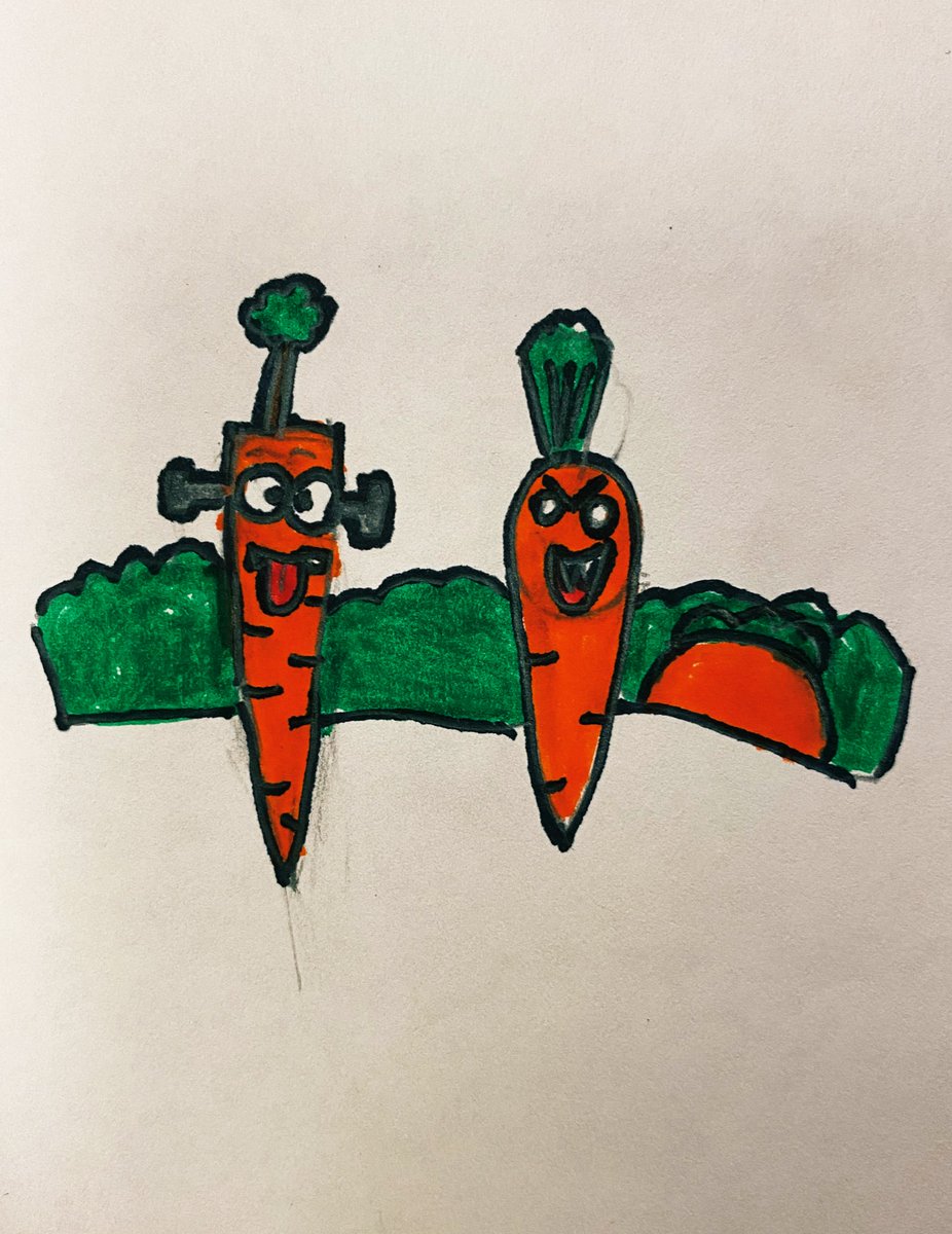 KincaidArt's tweet photo. Wellness Week + Halloween-ish October Vibes = #creepycarrots 
🥕🫣🥕🫨🥕😬🥕🤨🥕😱🥕
#cobbartrocks @aaronreynolds https://t.co/kIzsxWtPiq