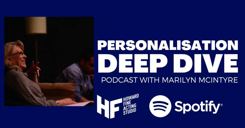 HowardFineAUS's tweet photo. Explore the intricate art of personalisation in acting, from understanding the essence of stories to leveraging personal experiences. Learn how actors breathe authenticity into performance with Marilyn McIntyre #spotify #podcast