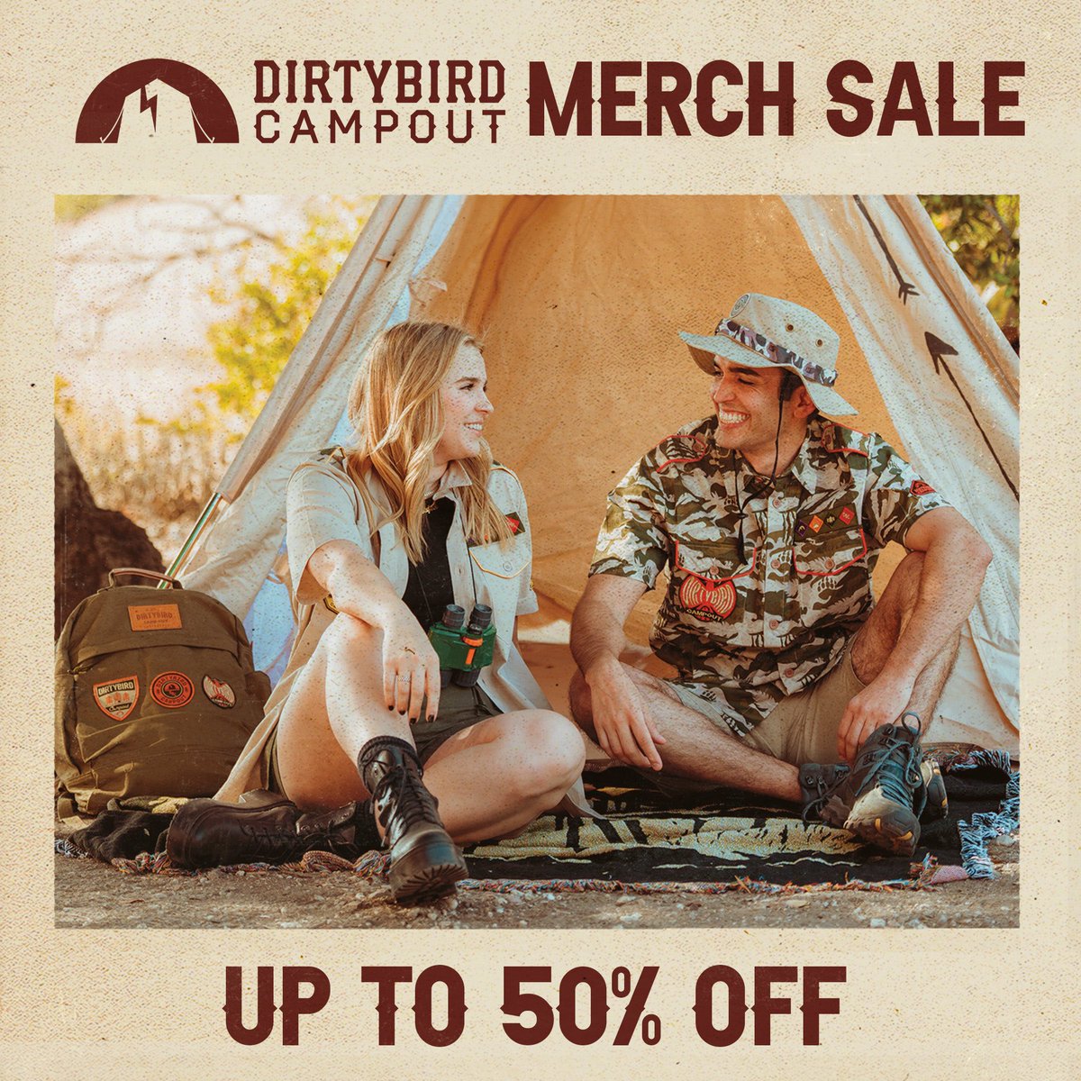 SALE ALERT🚨 Campout fam, we’re stocking our store with our remaining pieces from our ’22 collection with markdowns of up to 50% OFF🏕️

Supplies are LIMITED, sale ends 11/1!

→claudevonstroke.com/collections/me…