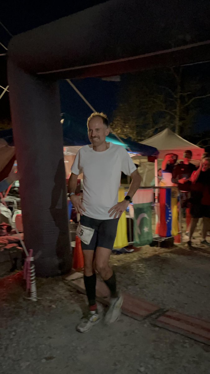 After four and a half days and 460 miles, Harvey Lewis has won BIG'S #backyardultra with 108 loops. A new WORLD RECORD. He is... the last one standing.