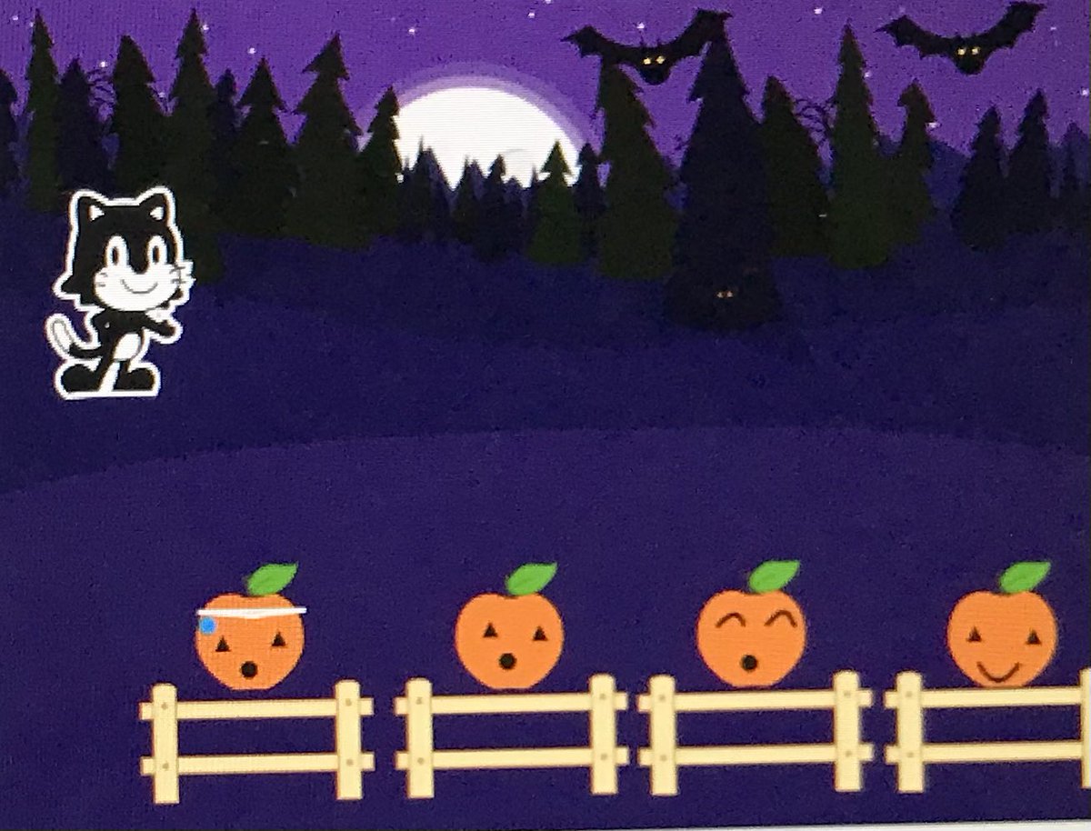 PCameronOCSB's tweet image. Today we read “Five Little Pumpkins” as a class. 🎃🎃🎃🎃🎃 We then tried coding the poem using @ScratchJr. #ocsbCodes