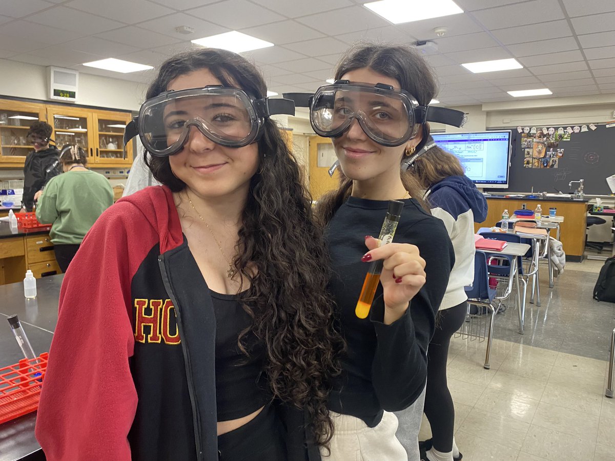 AP chem students exploring IMFs by making calming test tubes! ✨🧪