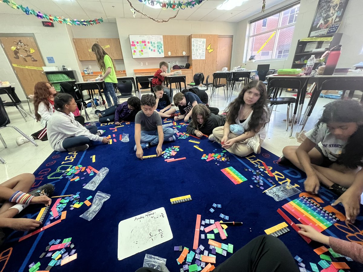 BethJCarter's tweet photo. We started the day dropping our "medical supplies" off the school roof and finished it playing with fractions! It was a wonderful day in 5th grade! #ProudtoBEatRFE https://t.co/pOdAGhgjDk