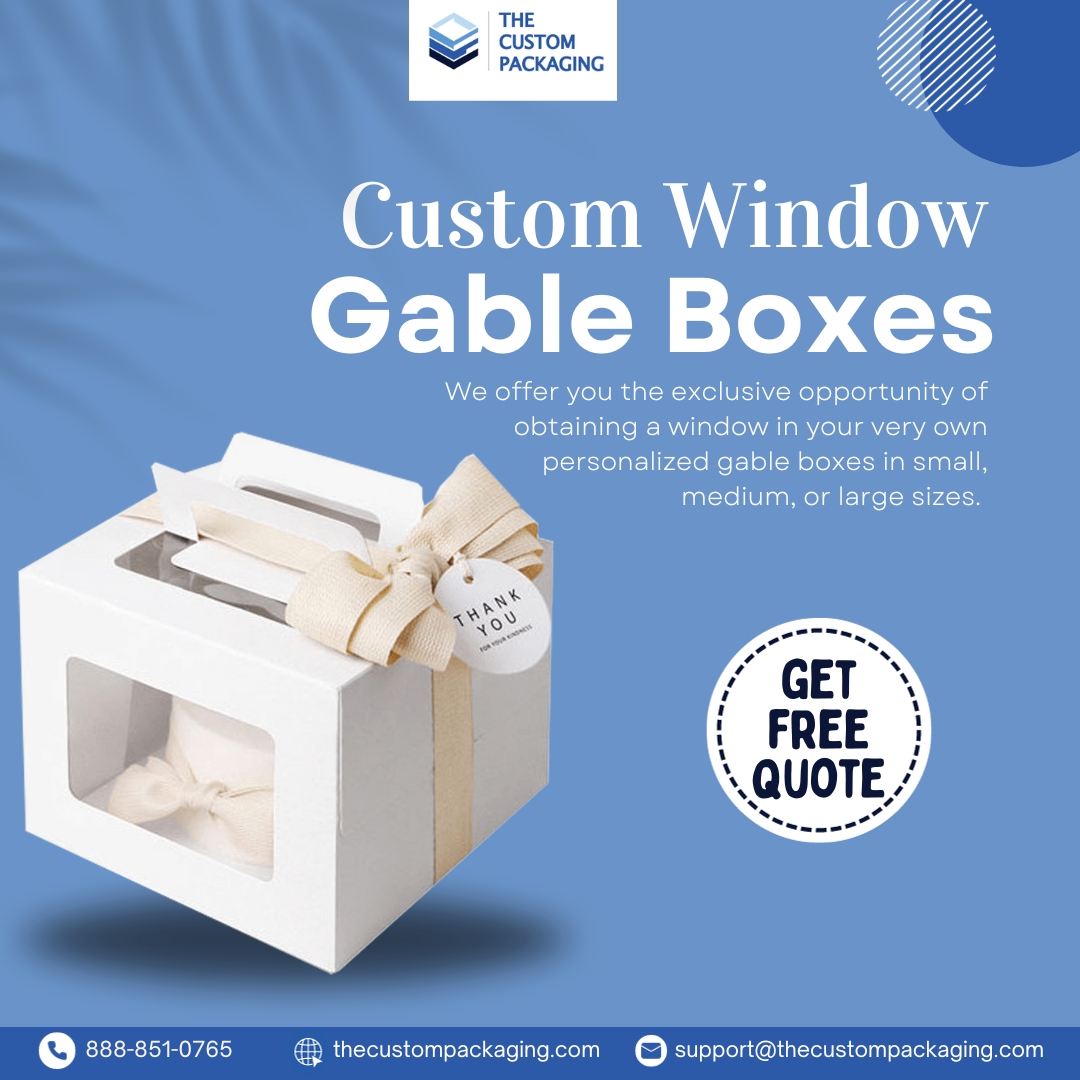 TCP_CustomBoxes's tweet image. 🎁 Elevate Your Brand with Custom Window Gable Boxes! 🌟
.
Get a free quote today and transform your packaging game! 💼✨

📲 Contact Us: 888 851 0765
.
📨E-mail: support@thecustompackaging.com
.

#CustomPackaging #GableBoxes #windowgableboxes #ProductPackaging #CustomBoxes #uk