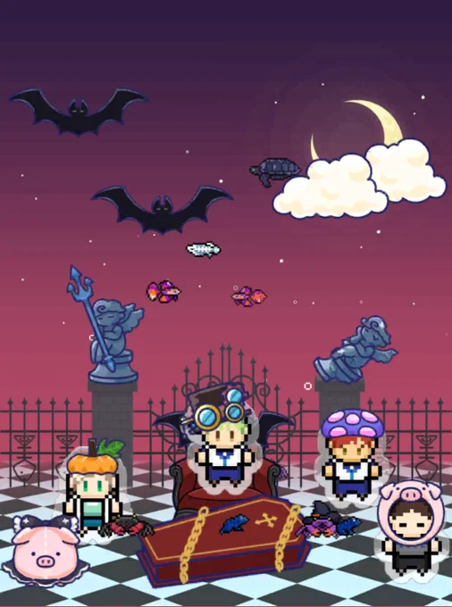 ハロウィン どうしても亀は入れたい #つりぷら #つりライフ