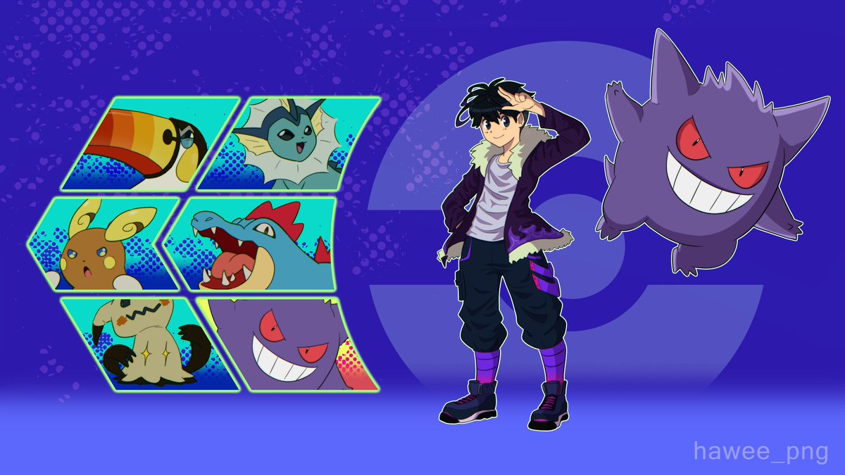 Hawee_png's tweet photo. Redrawing an old commission from 2019 #pokemon #pokemontrainer #pokemoncommission #pokemonteam #PokemonArt https://t.co/4ovIyp8BdE