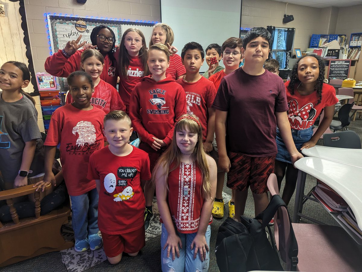 Dressing Red for Red ribbon week!!
#eseSOAR